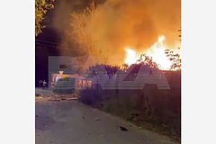 Опубликовано видео с места смерти бабушки и ее внука после удара ВСУ